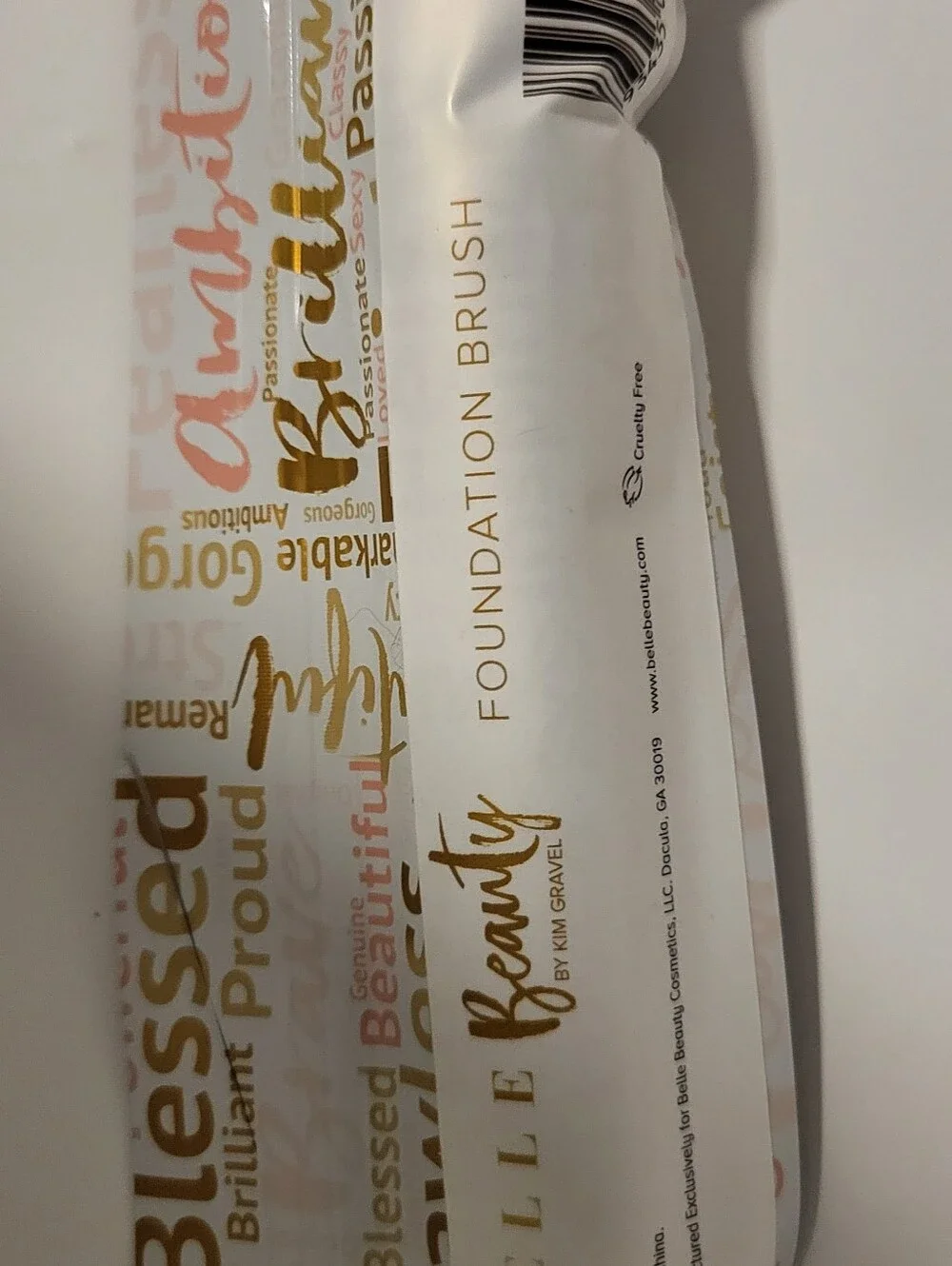 Bellami Beauty Gold & Black Makeup Brush